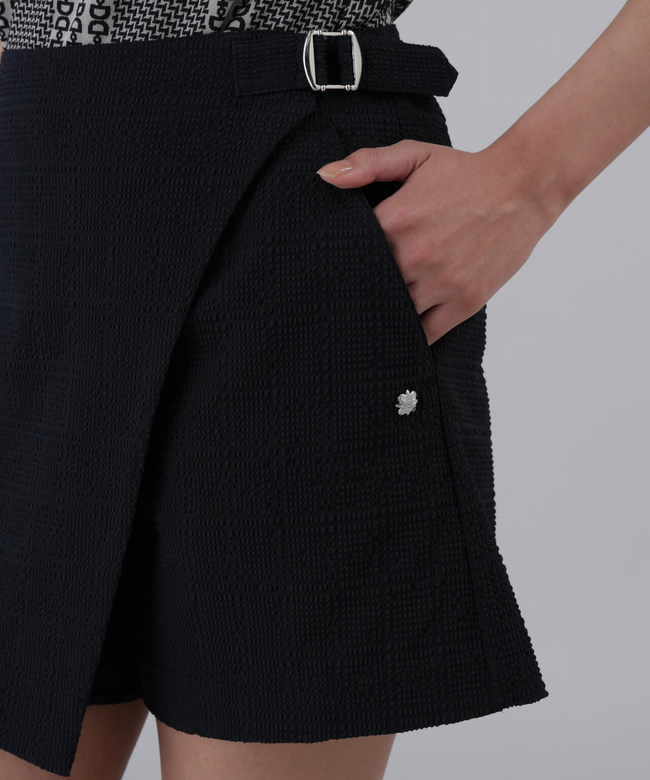 【ストレッチ】変形サッカーキュロット (WOMENS)