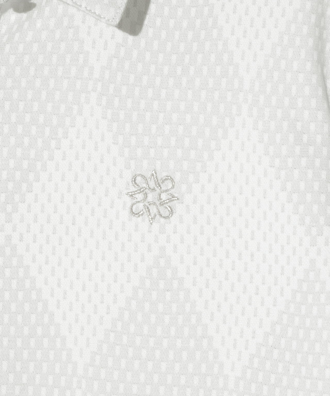 【UVカット】ダイヤジャガード半袖シャツ (WOMENS)