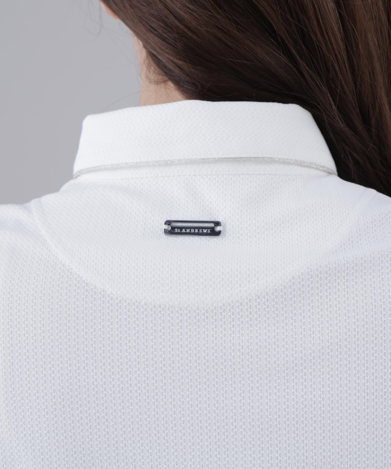【吸水速乾】【UVカット】SPX裏使いジャガード長袖シャツ (WOMENS)