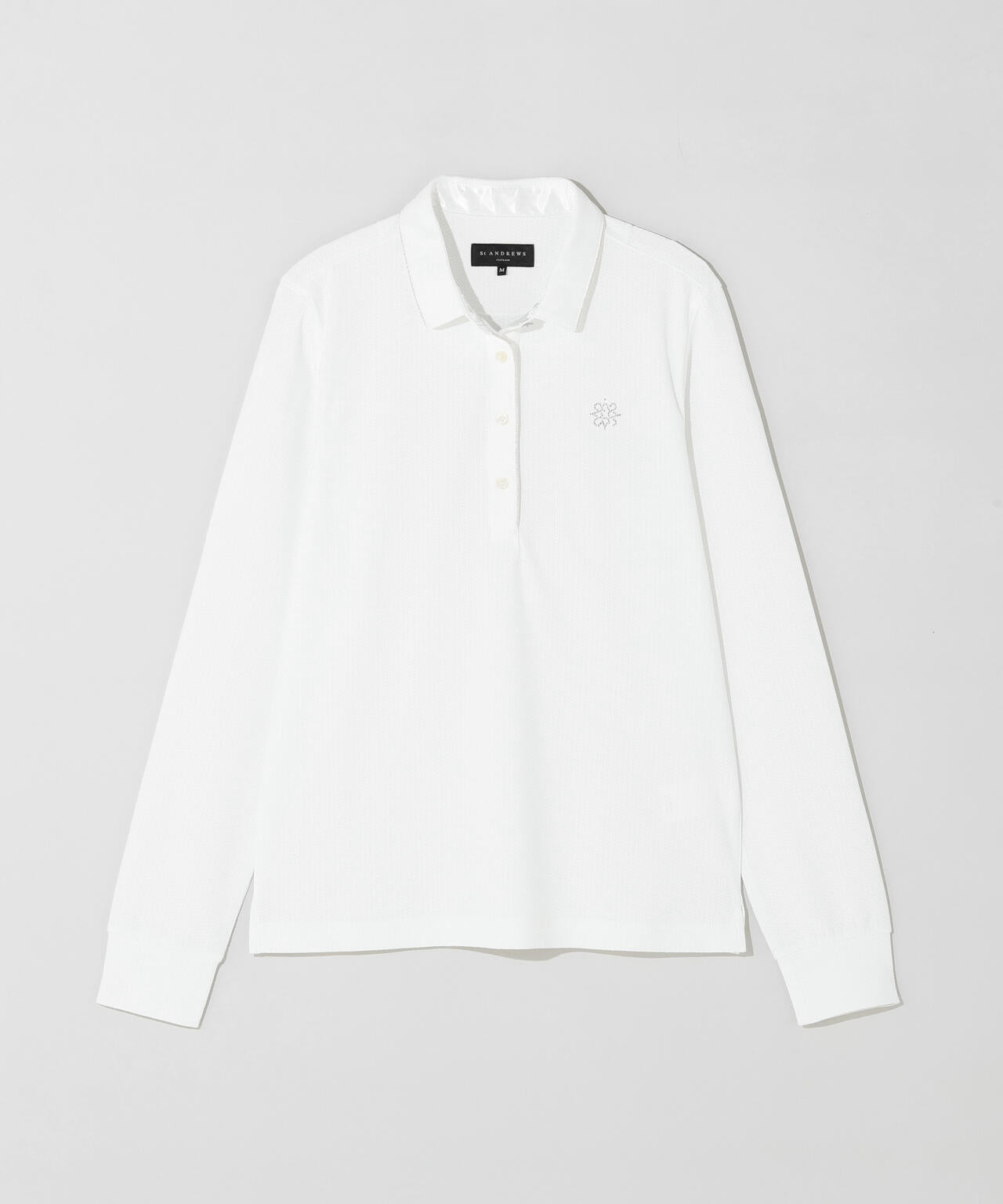 【吸水速乾】【UVカット】SPX裏使いジャガード長袖シャツ (WOMENS)