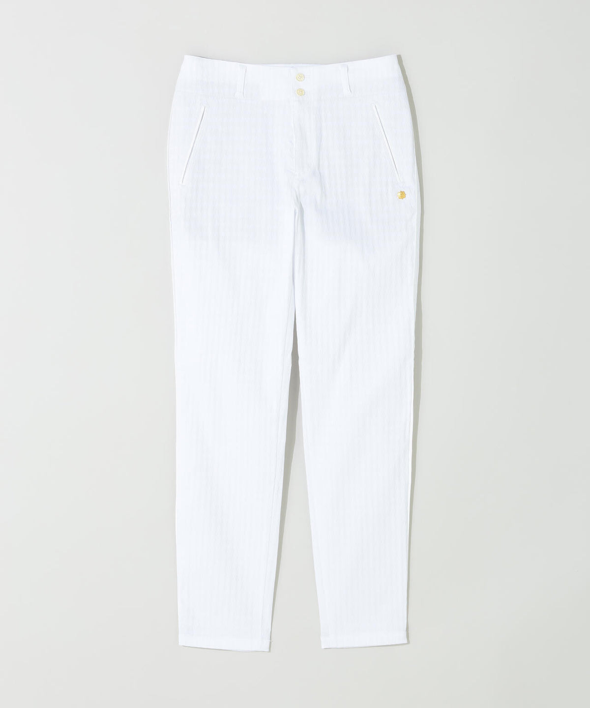 [THE OLD COURSE][ストレッチ] 千鳥ジャガードパンツ (WOMENS)