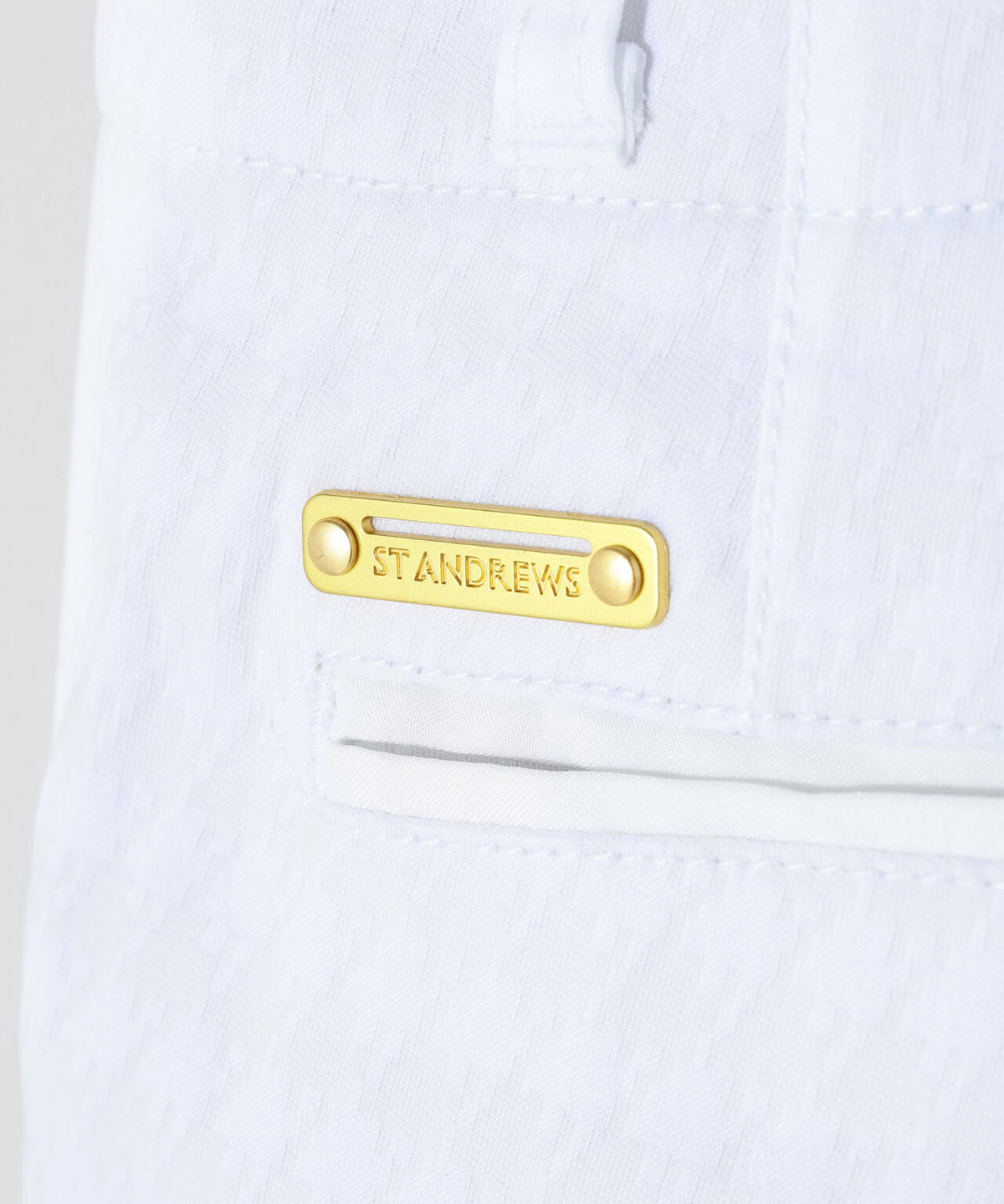 [THE OLD COURSE][ストレッチ] 千鳥ジャガードパンツ (WOMENS)