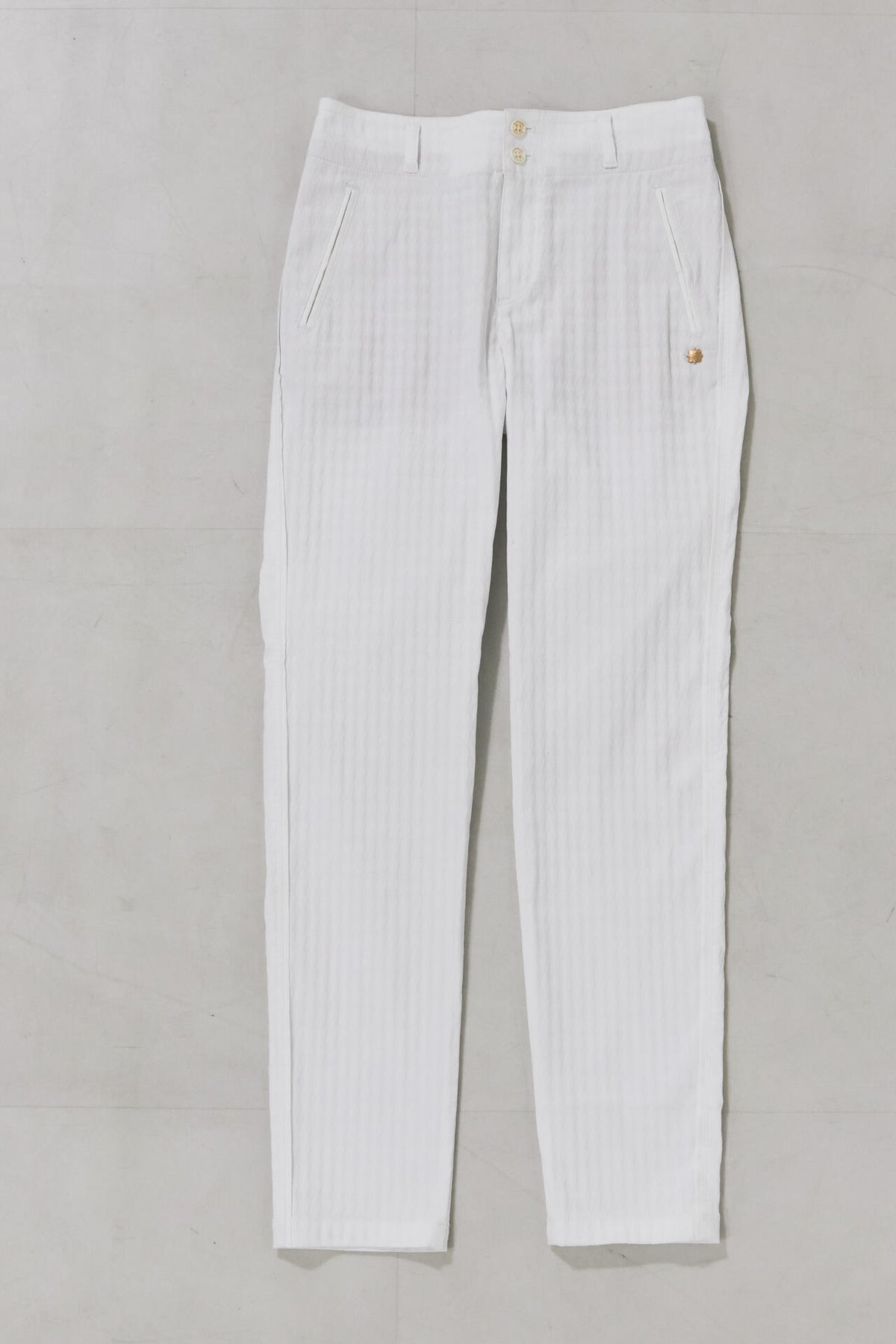 [THE OLD COURSE][ストレッチ] 千鳥ジャガードパンツ (WOMENS)