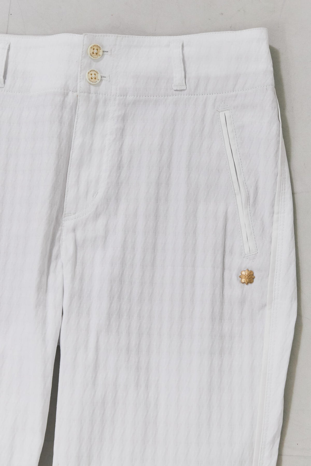 [THE OLD COURSE][ストレッチ] 千鳥ジャガードパンツ (WOMENS)