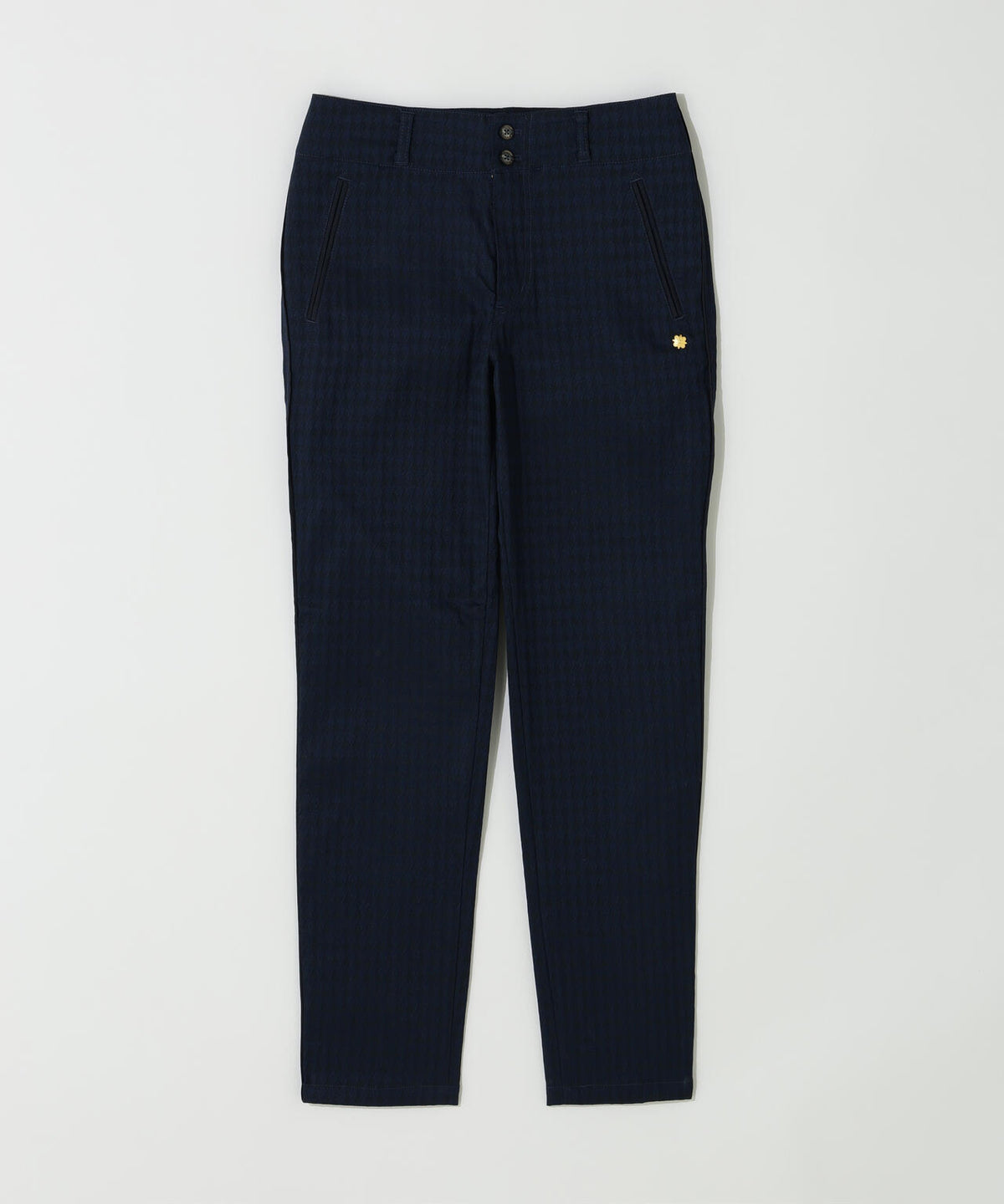 [THE OLD COURSE][ストレッチ] 千鳥ジャガードパンツ (WOMENS)
