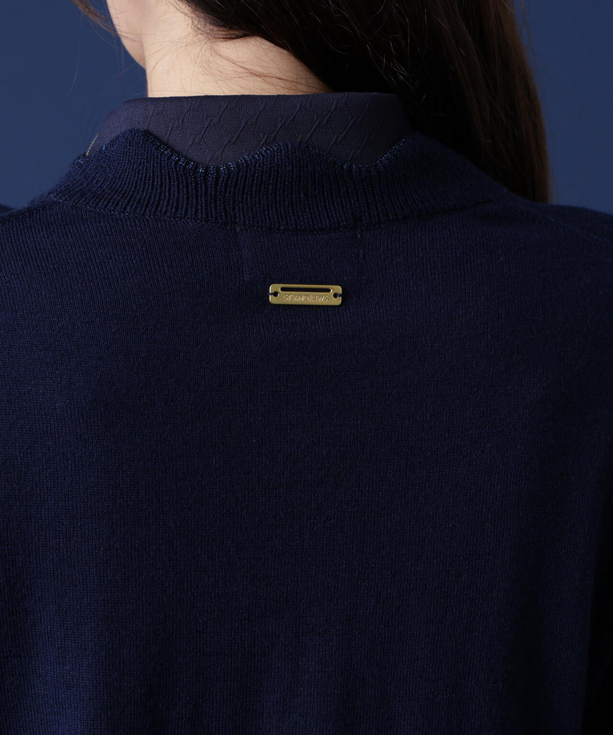 [THE OLD COURSE]12G天竺Vネックニットプルオーバー (WOMENS)