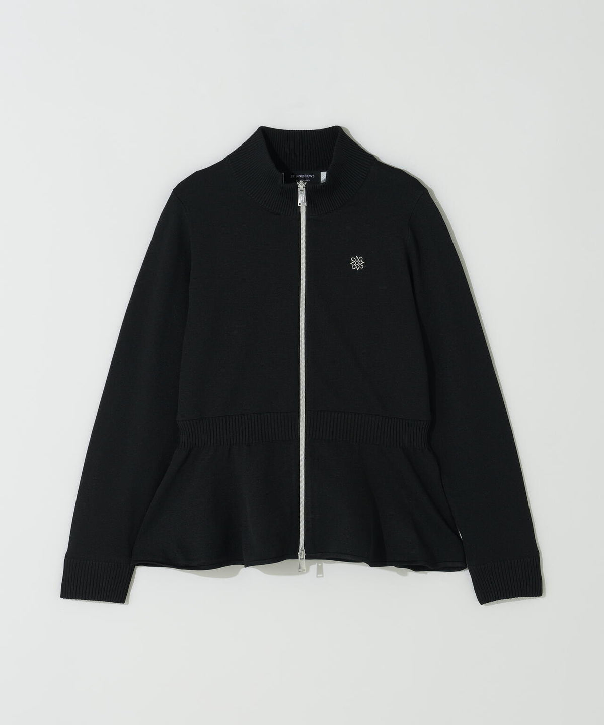 [防風] 12G天竺裏地付きニットブルゾン (WOMENS)