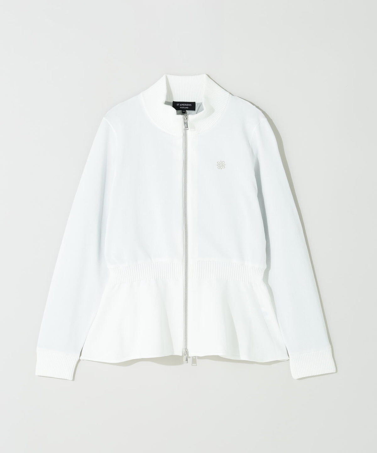 [防風] 12G天竺裏地付きニットブルゾン (WOMENS)