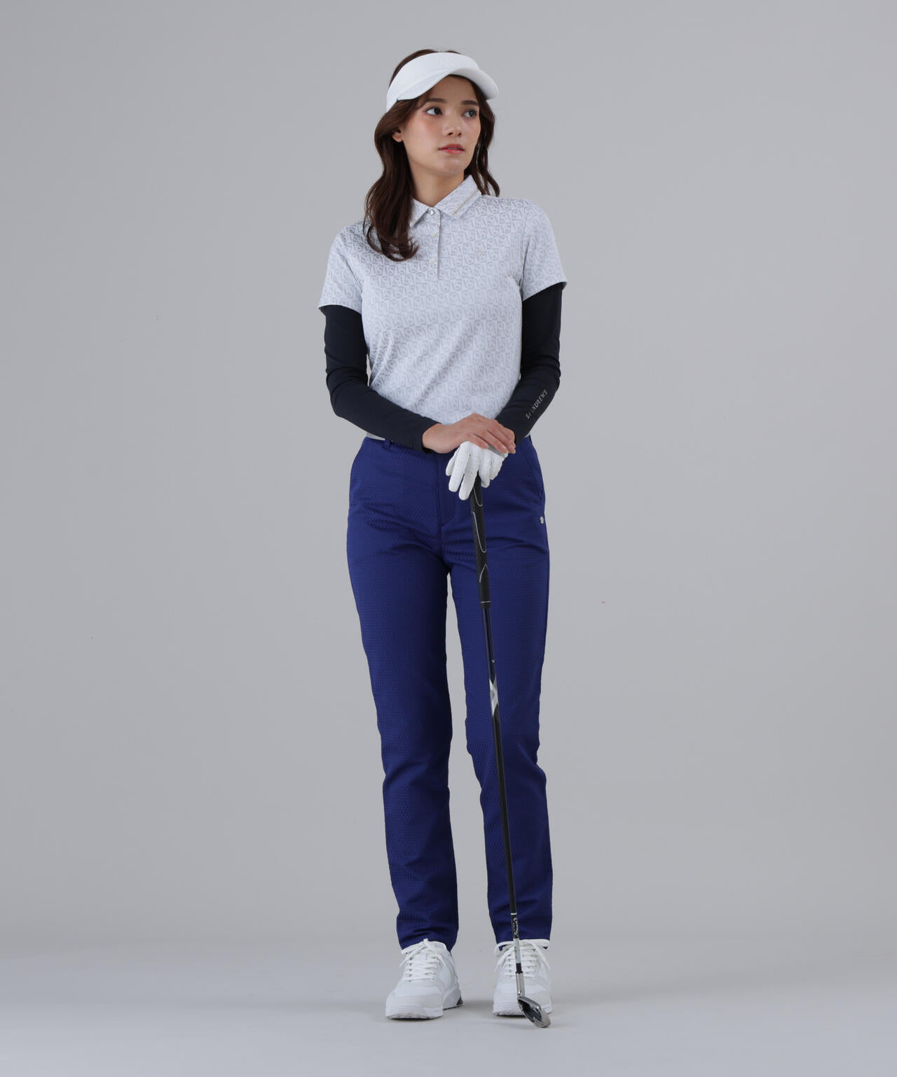 【吸水速乾】【UVカット】TWINCOT UV×メッシュ長袖Uネックインナー (WOMENS)