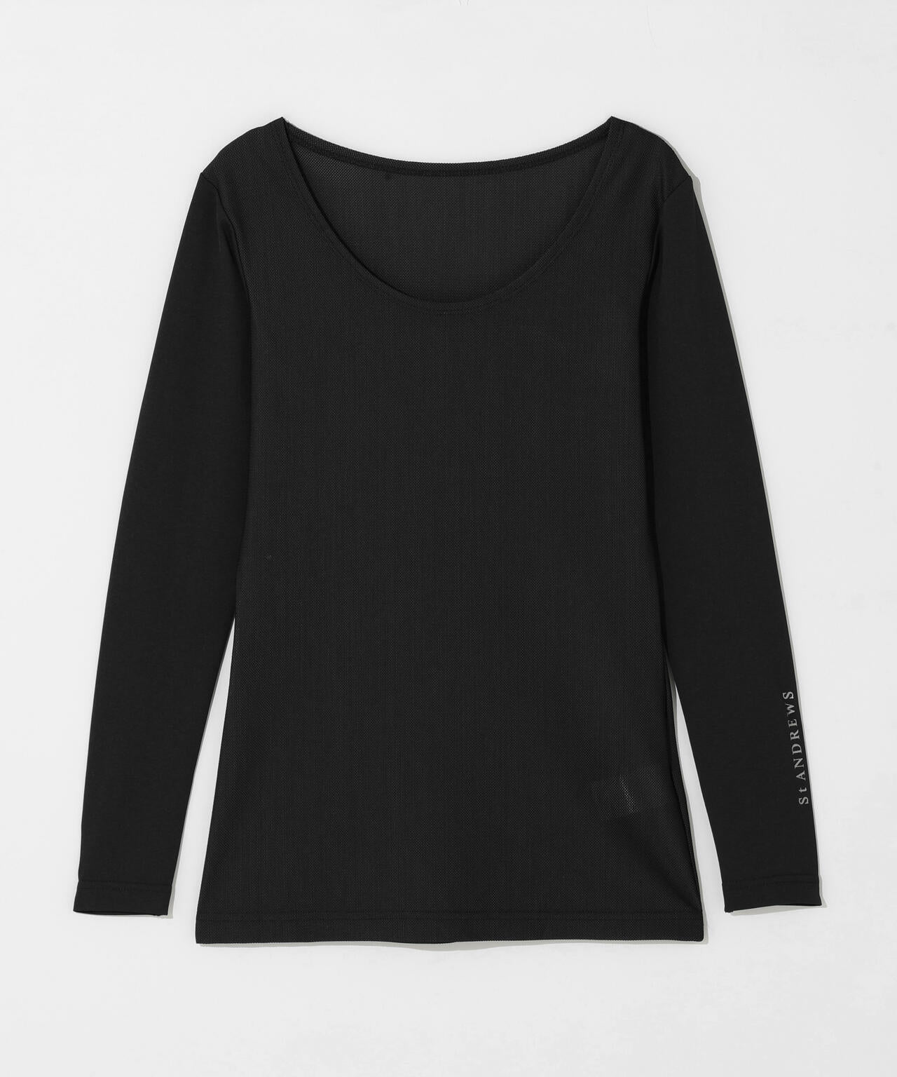 【吸水速乾】【UVカット】TWINCOT UV×メッシュ長袖Uネックインナー (WOMENS)