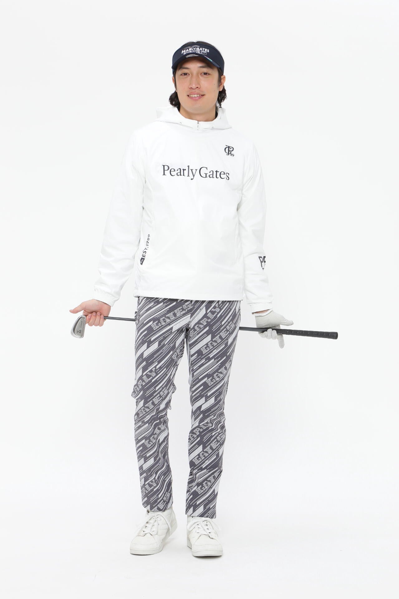 カルゼアートピケ 5ポケットストレッチパンツ ＜スピードロゴ柄＞