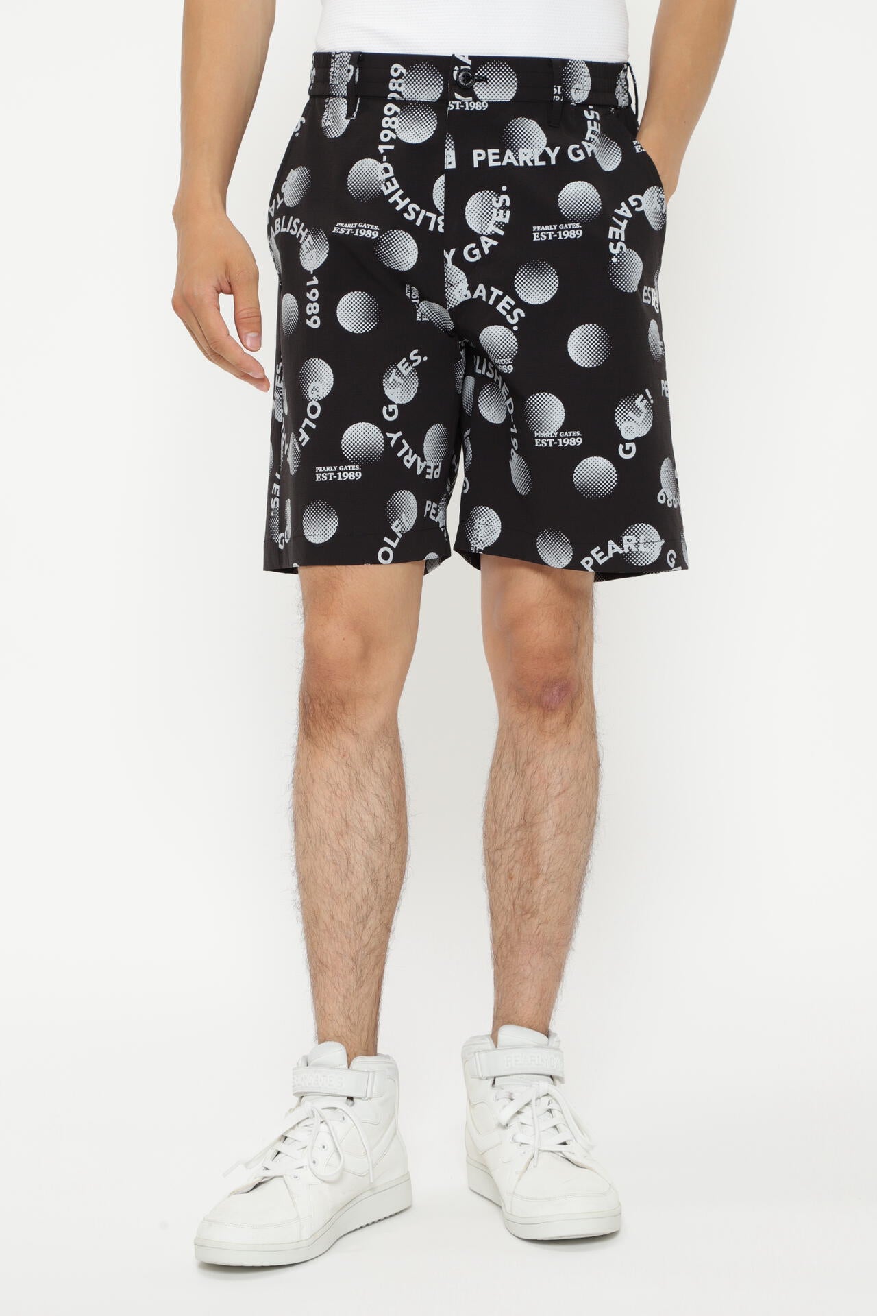 CORDURAリップストップ2WAY撥水 ショートパンツ ＜GOLFロゴ柄＞