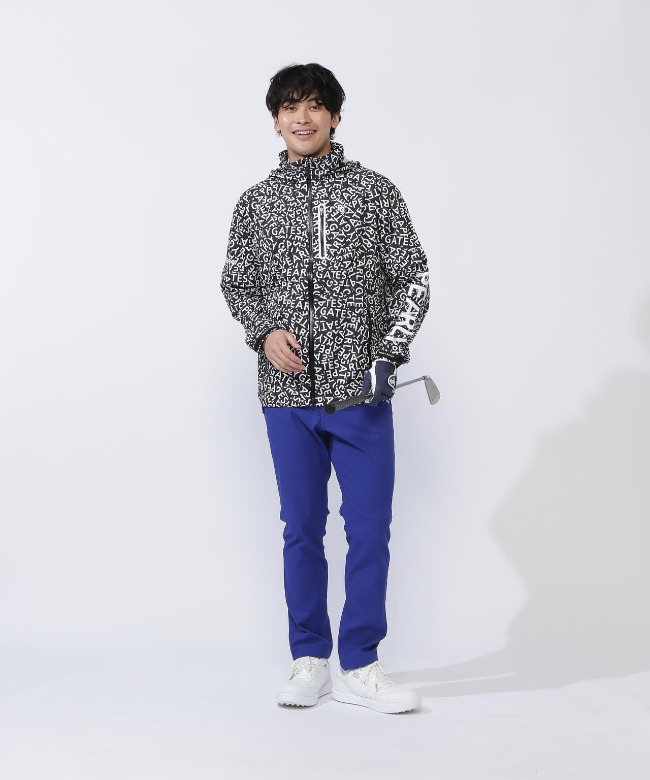 CRAFTEVOフルジップアップレインジャケット ＜ロゴ/千鳥柄＞ (MENS)