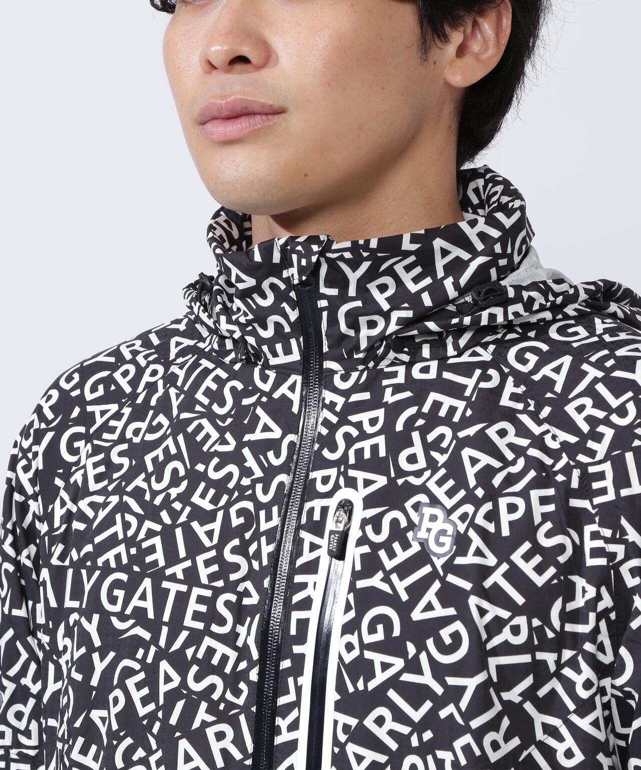 CRAFTEVOフルジップアップレインジャケット ＜ロゴ/千鳥柄＞ (MENS)