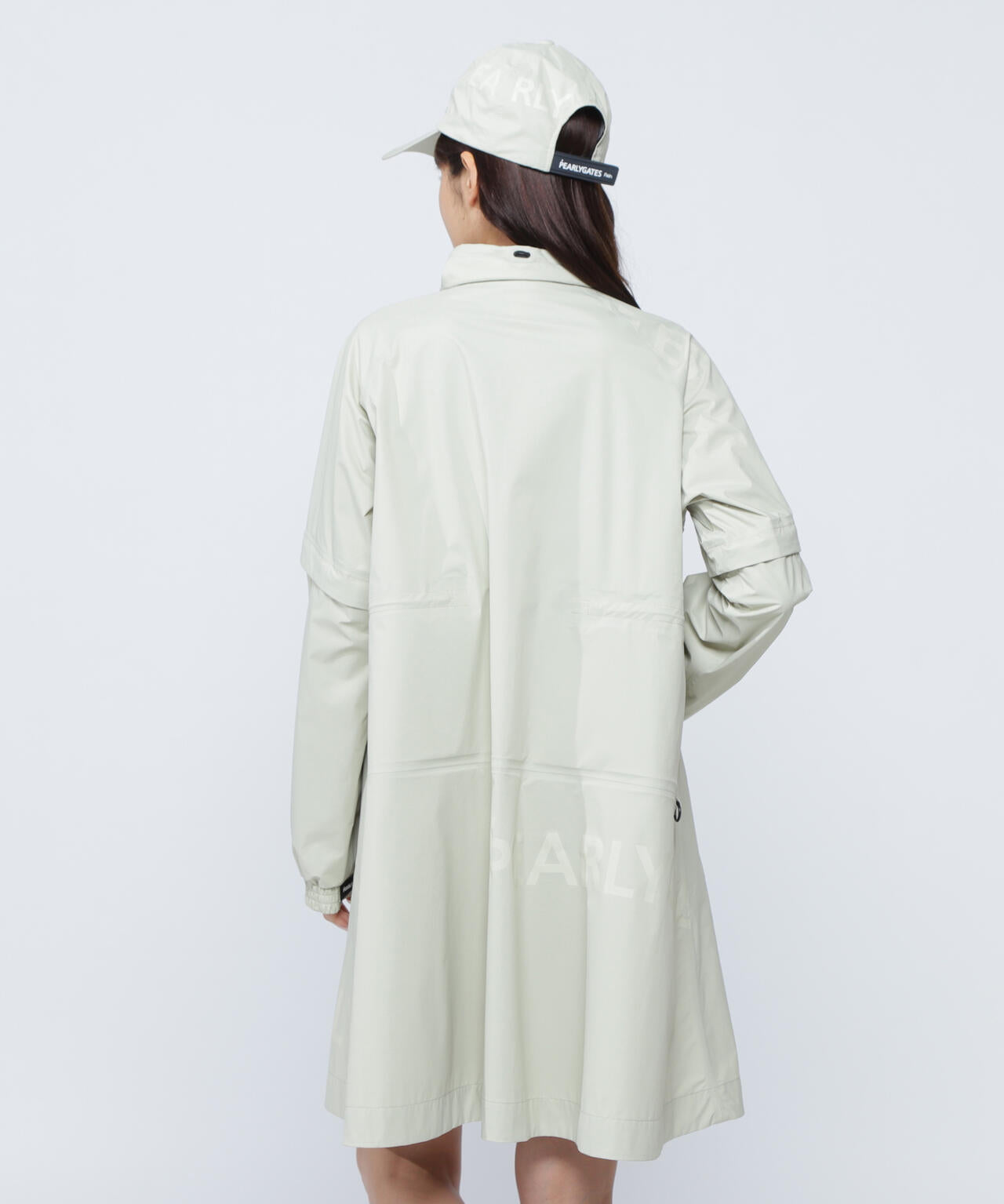 NYストレッチタフタ3Lレインワンピース (LADIES)