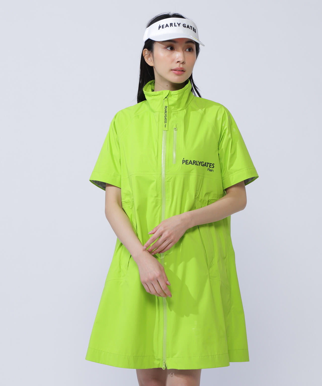 NYストレッチタフタ3Lレインワンピース (LADIES)