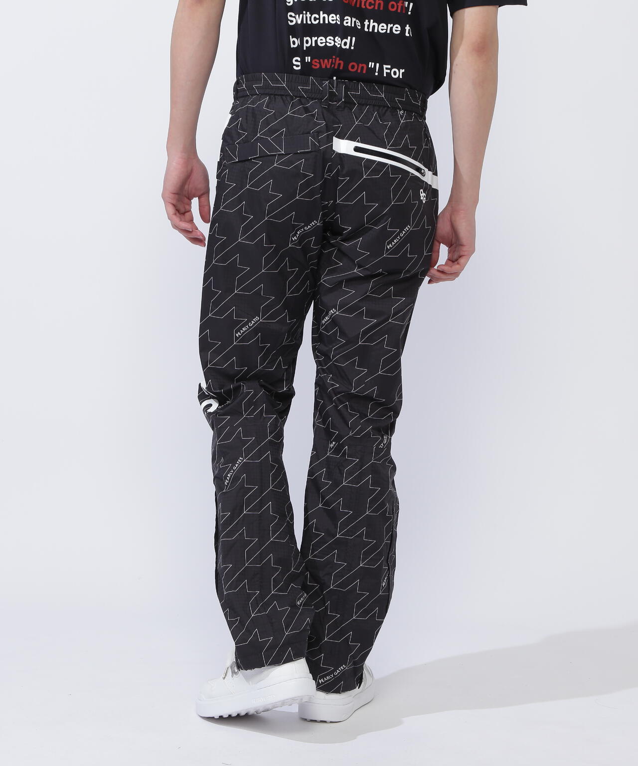 CRAFTEVOレインパンツ ＜ロゴ/千鳥柄＞ (MENS)　