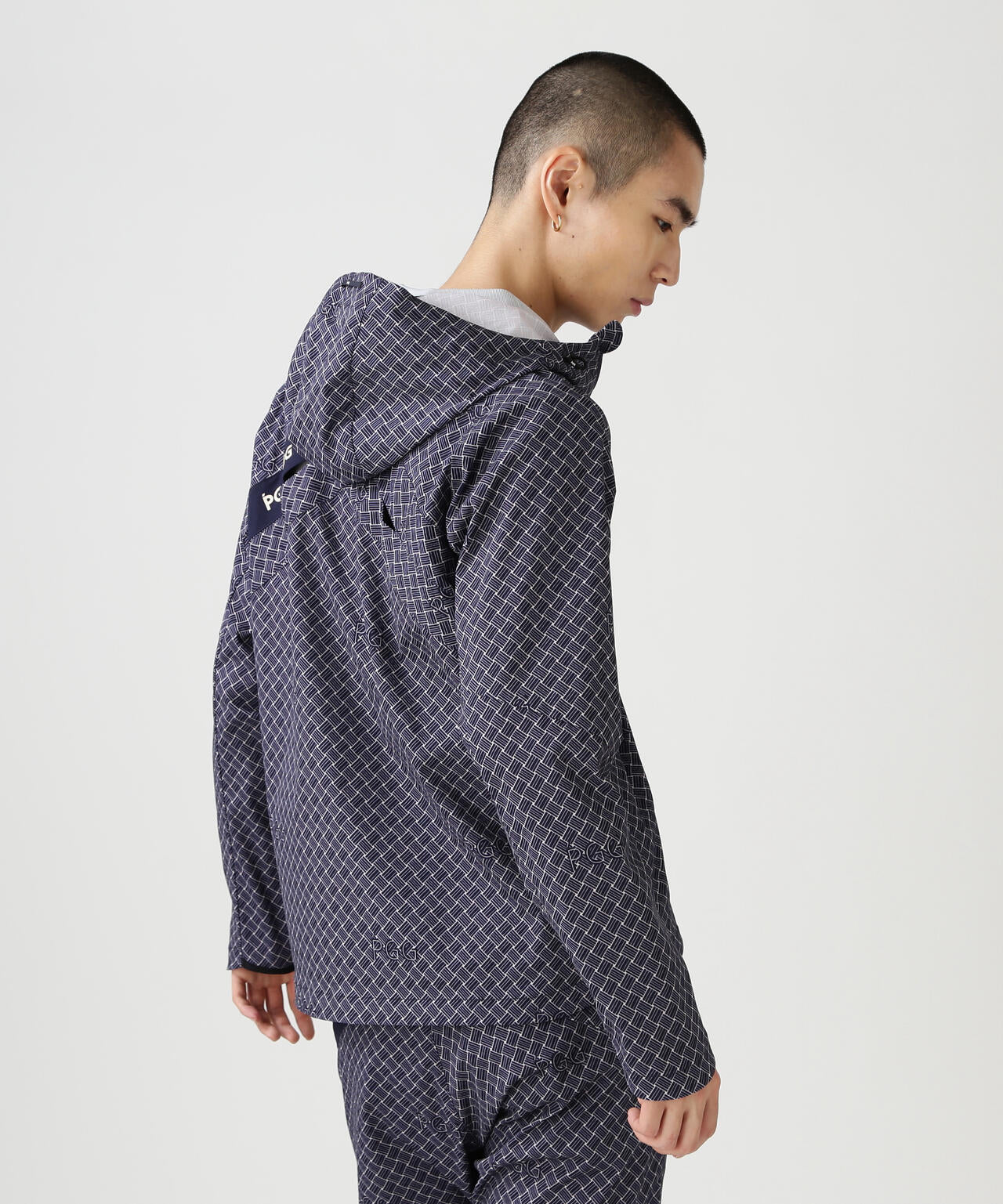 【PGG】【直営店舗&公式オンライン限定】イントレチャートTEXBRIDトリコットフルジップフーディブルゾン (MENS)