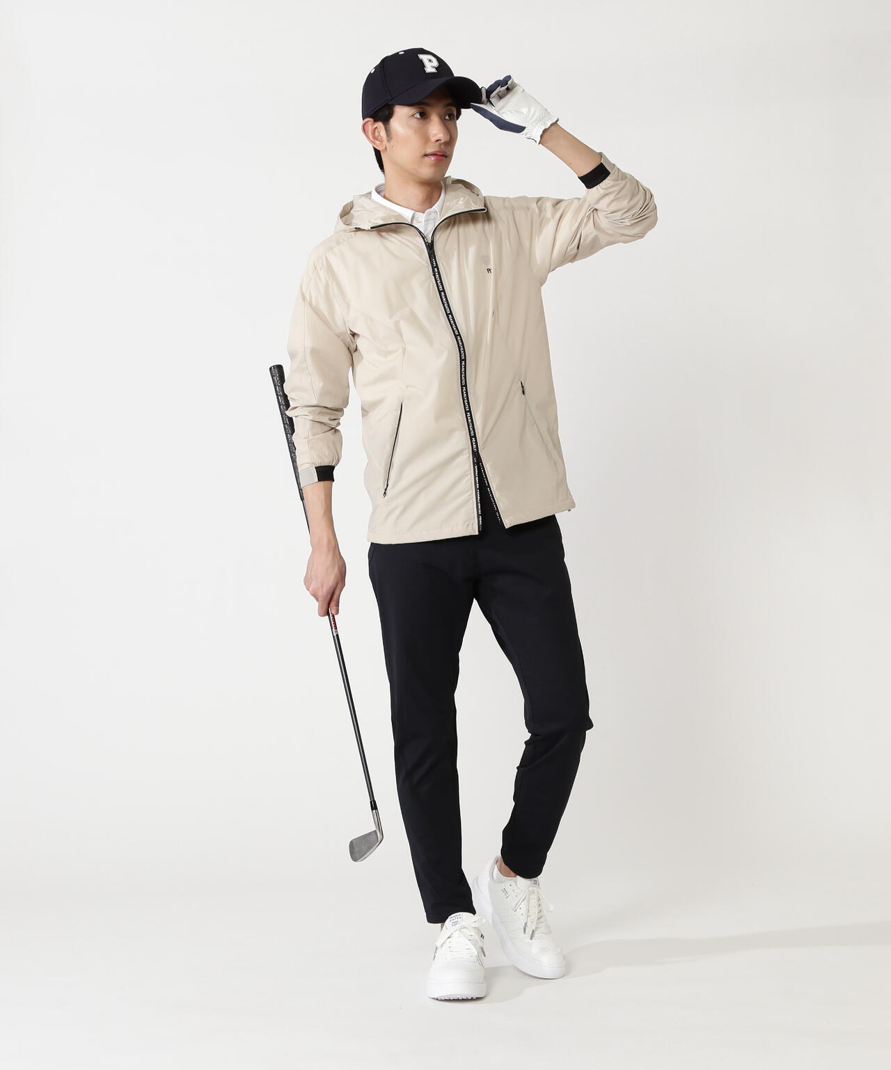 EXストレッチvision Peストレッチヘリンボーンパンツ