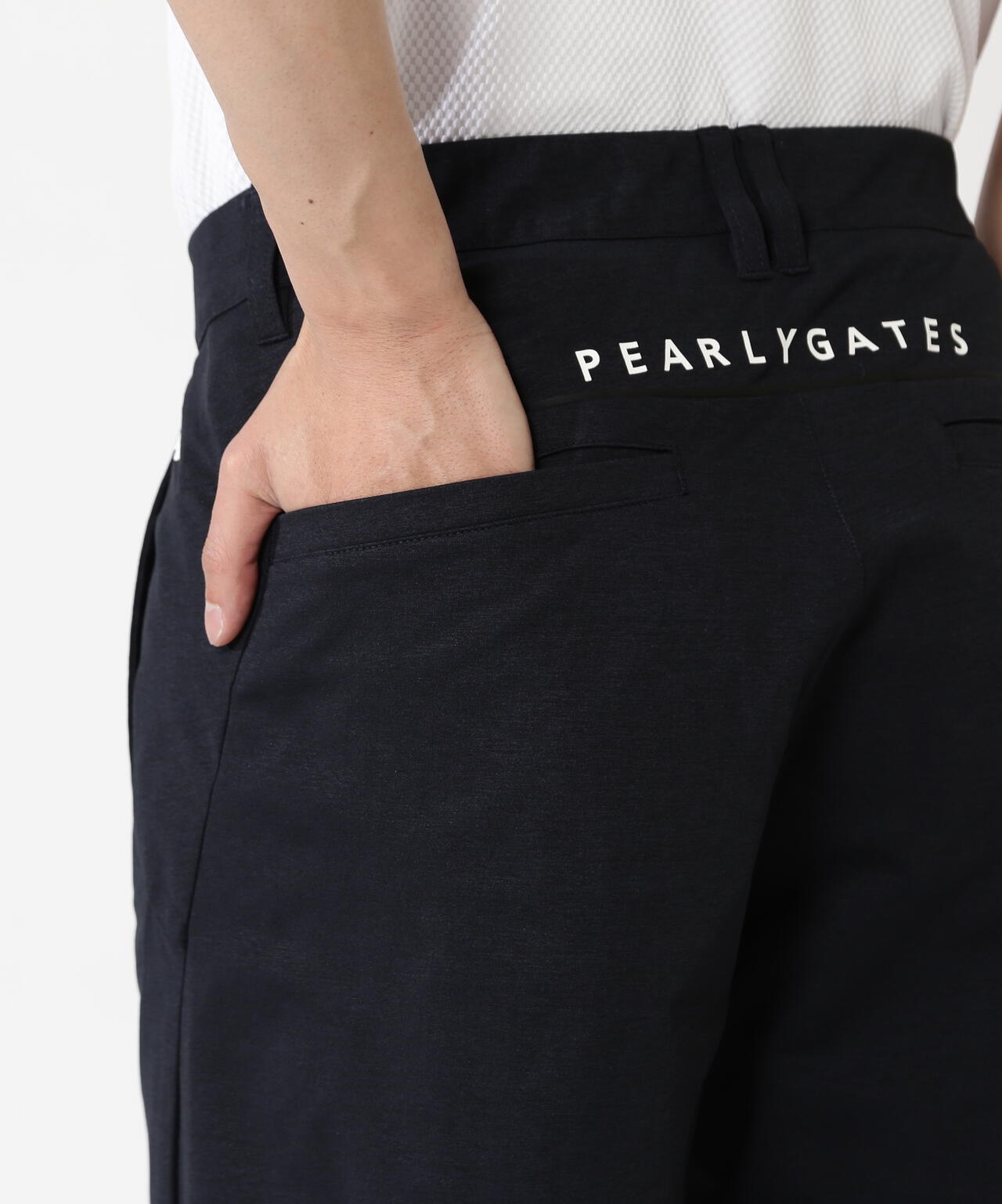 Peカチオンメランジ天竺ショートパンツ
