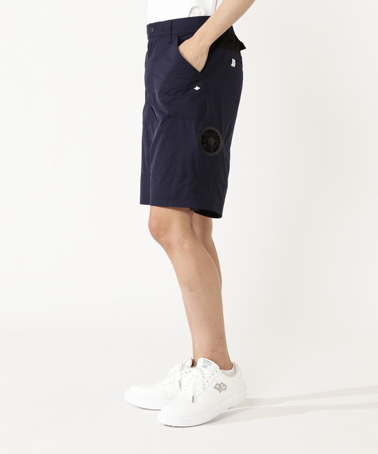 ファン付きメカニカルストレッチタフタショートパンツ