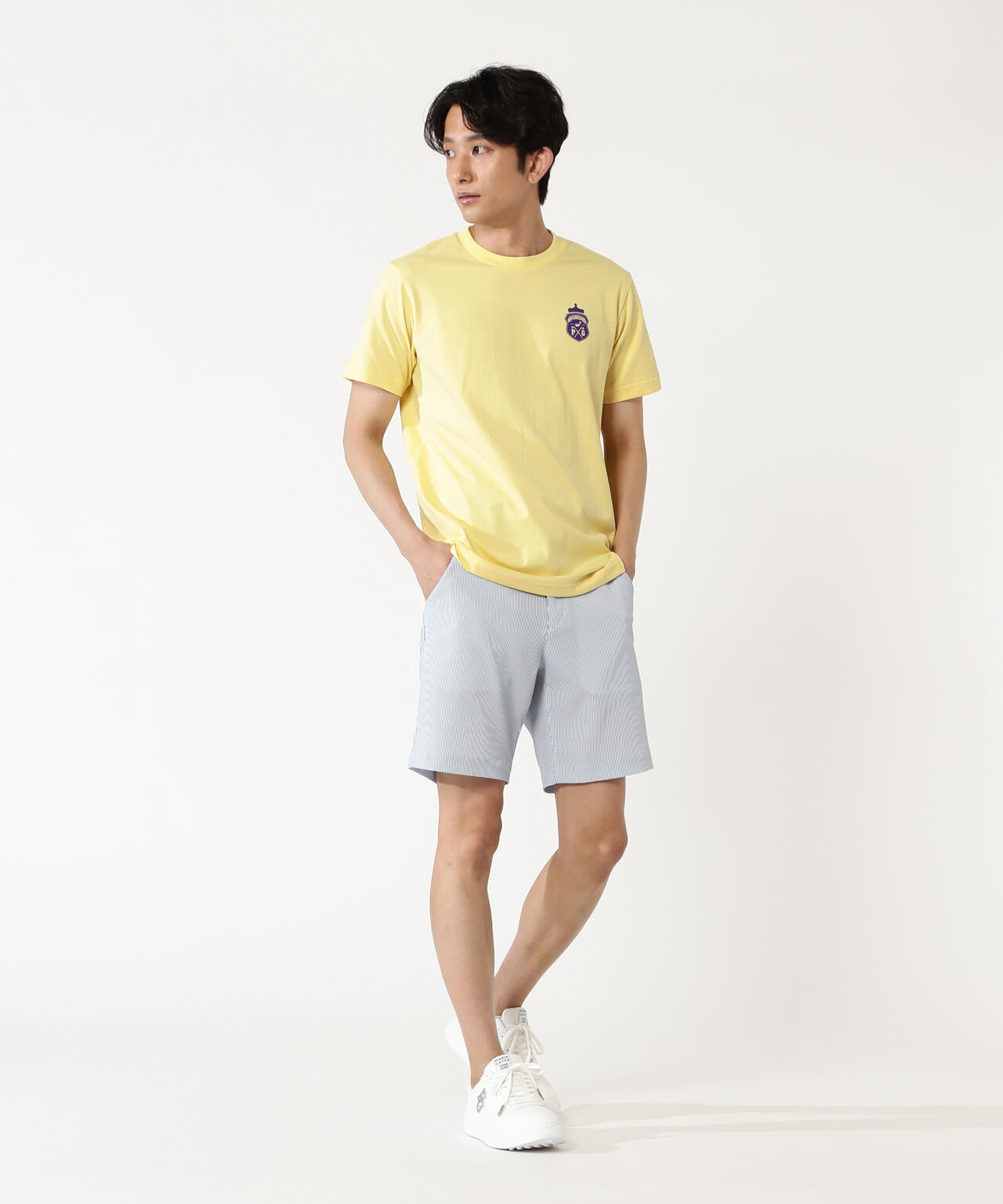 40/2天竺グレース加工半袖Tシャツ