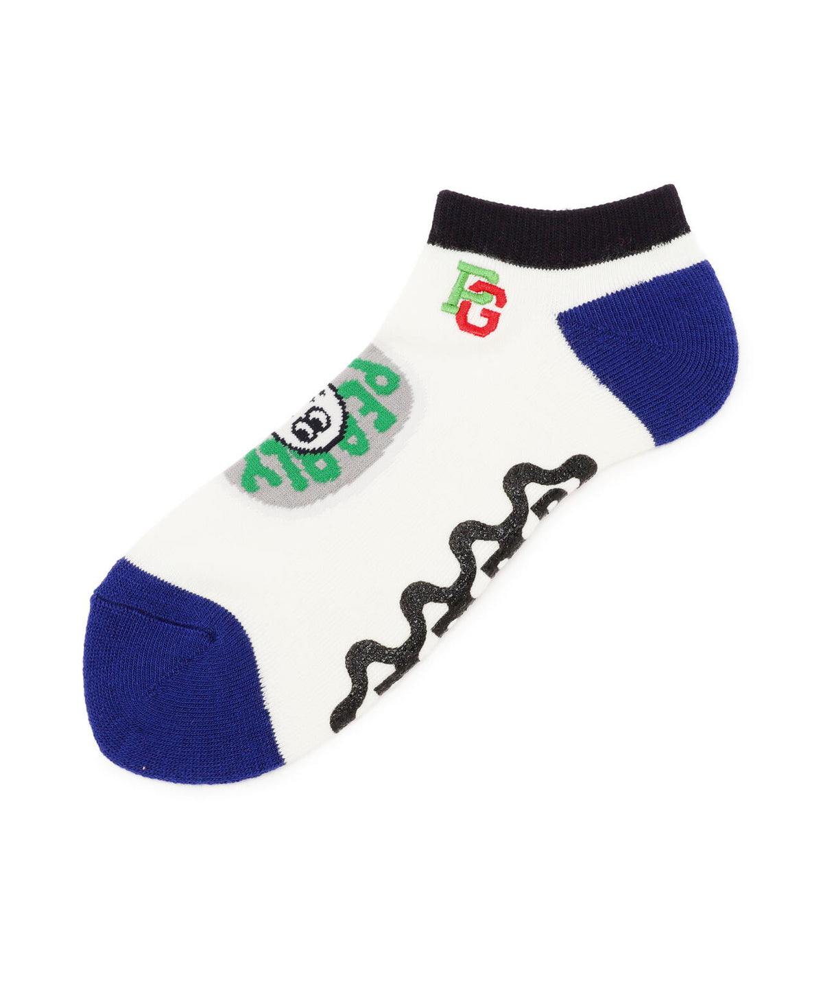 底ラバーグラフィックアンクルソックス (MENS)