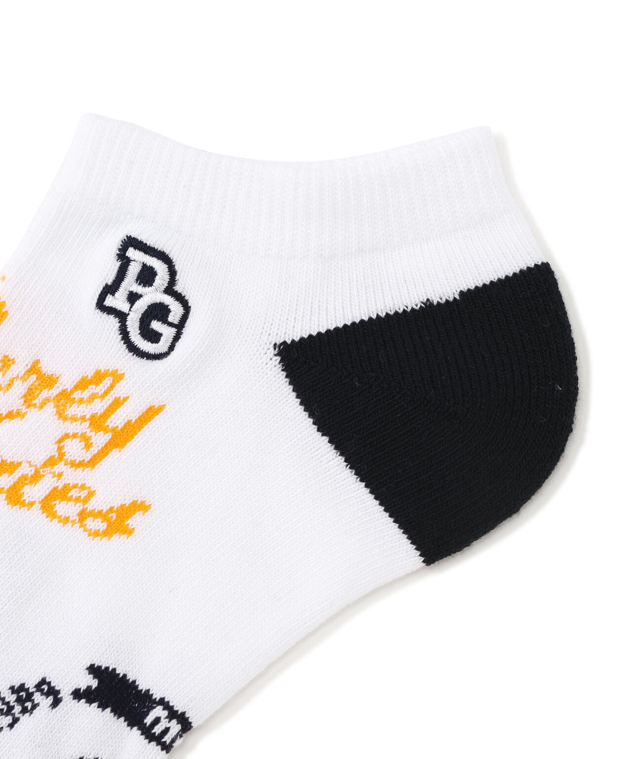 カレッジロゴ柄アンクルソックス (MENS)