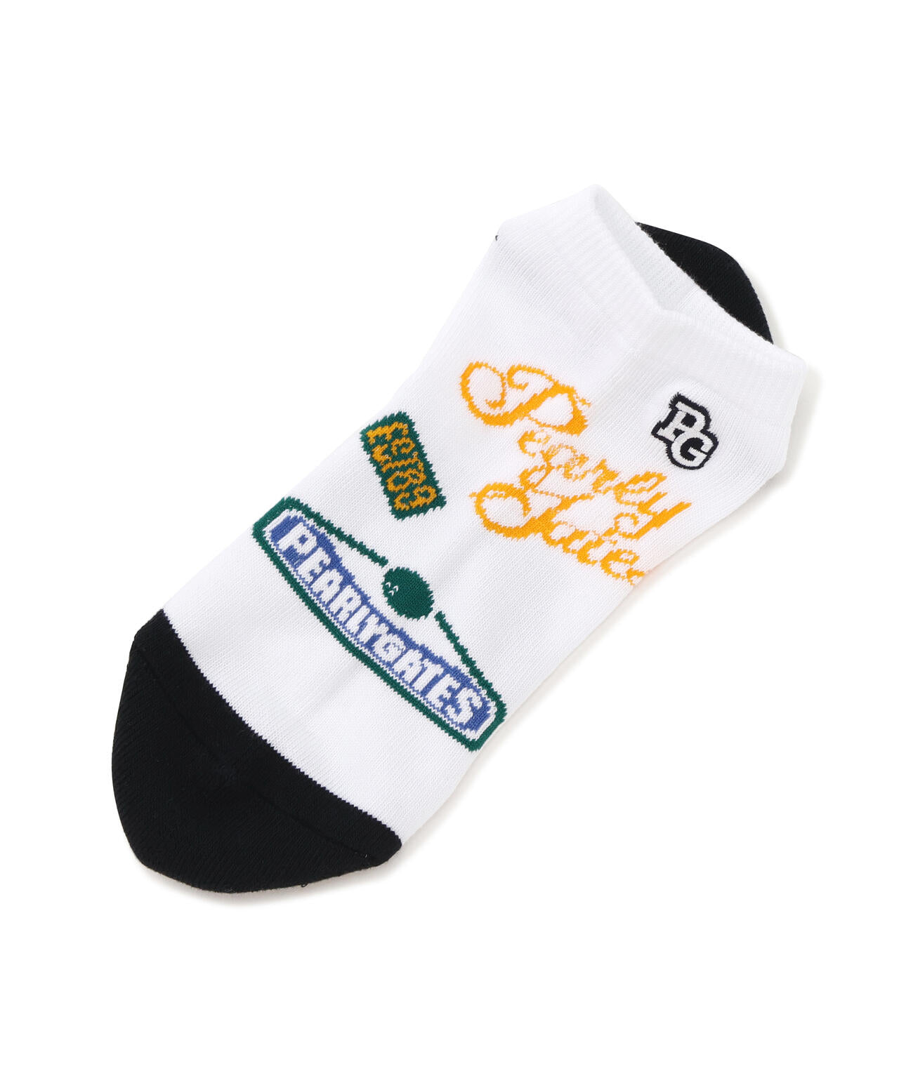 カレッジロゴ柄アンクルソックス (MENS)