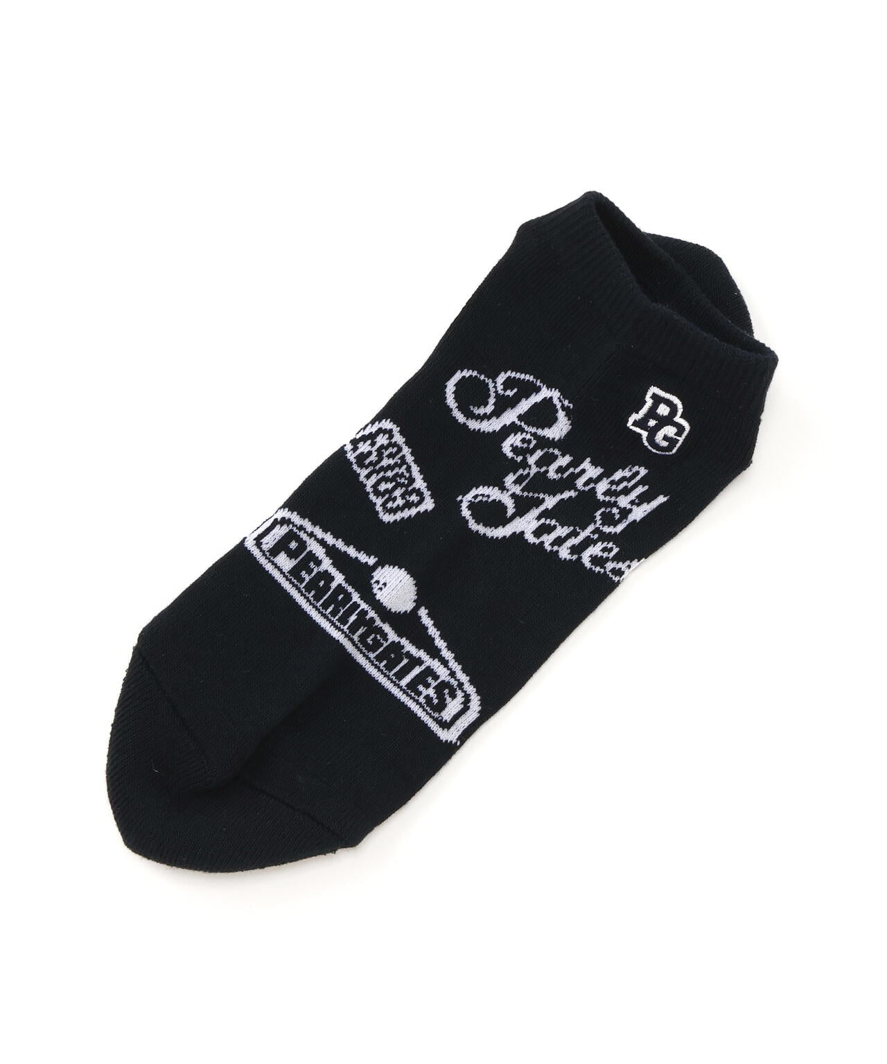カレッジロゴ柄アンクルソックス (MENS)