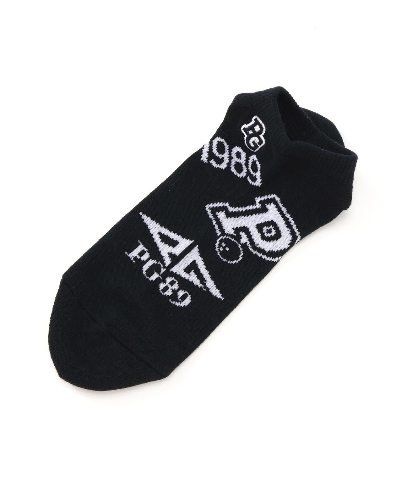 カレッジロゴ柄アンクルソックス (MENS)
