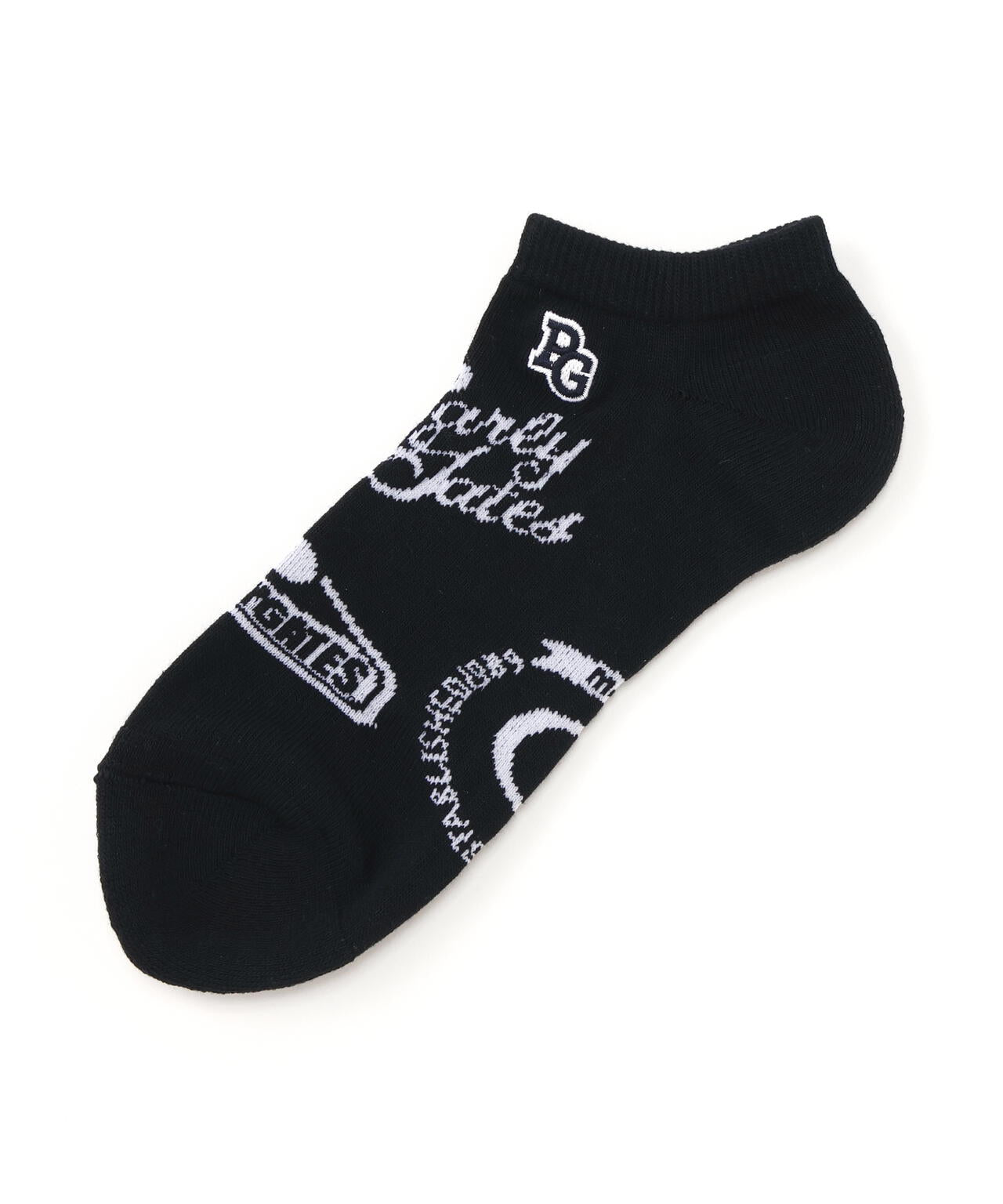 カレッジロゴ柄アンクルソックス (MENS)