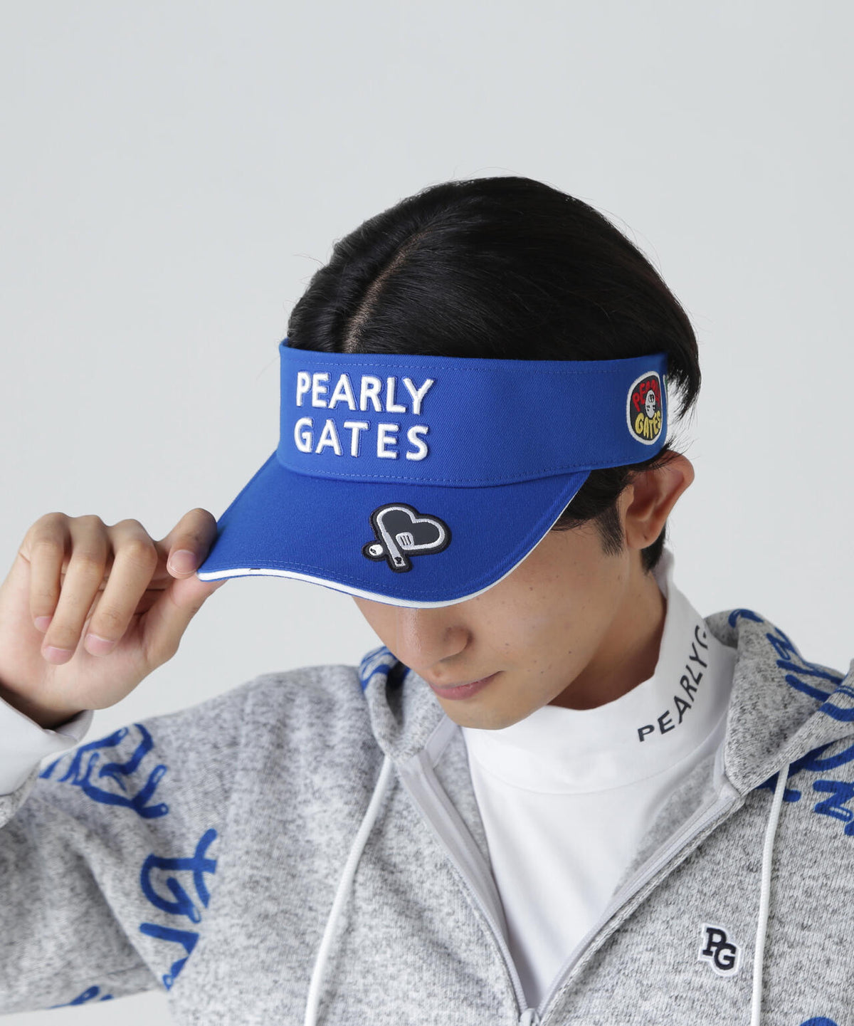2段ロゴリサイクルツイルBASICバイザー (UNISEX)