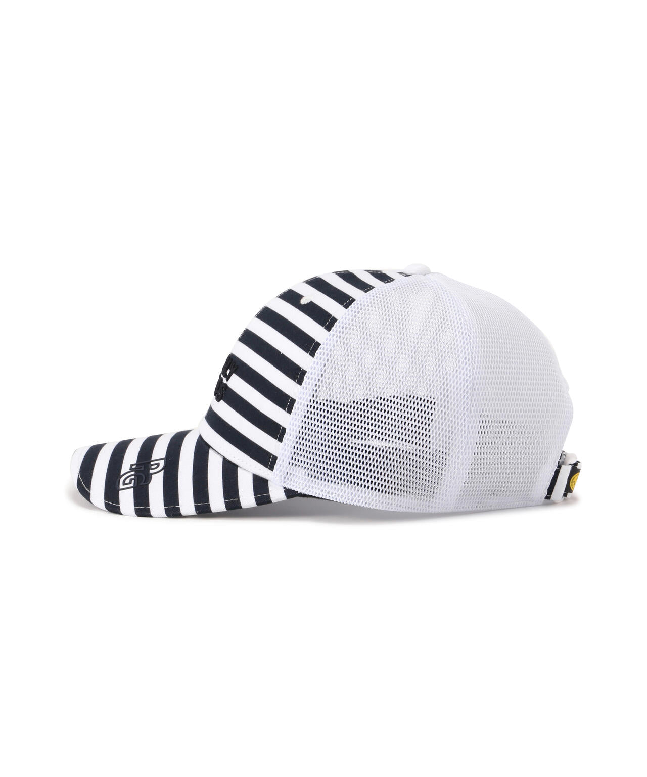 【PG is PG】メッシュ×リサイクルツイルキャップ ＜ボーダー柄＞ (UNISEX)