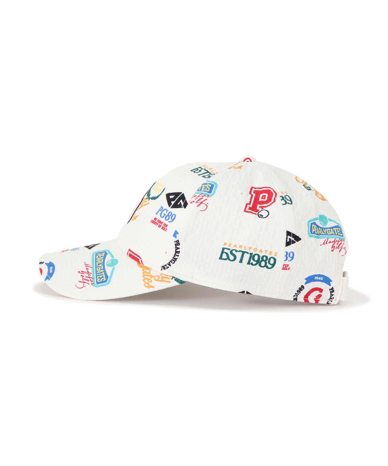 カレッジロゴ柄サッカーキャップ (UNISEX)