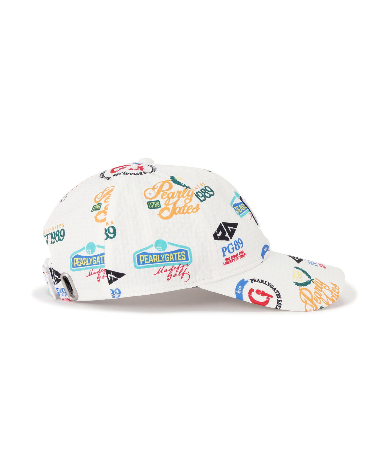 カレッジロゴ柄サッカーキャップ (UNISEX)