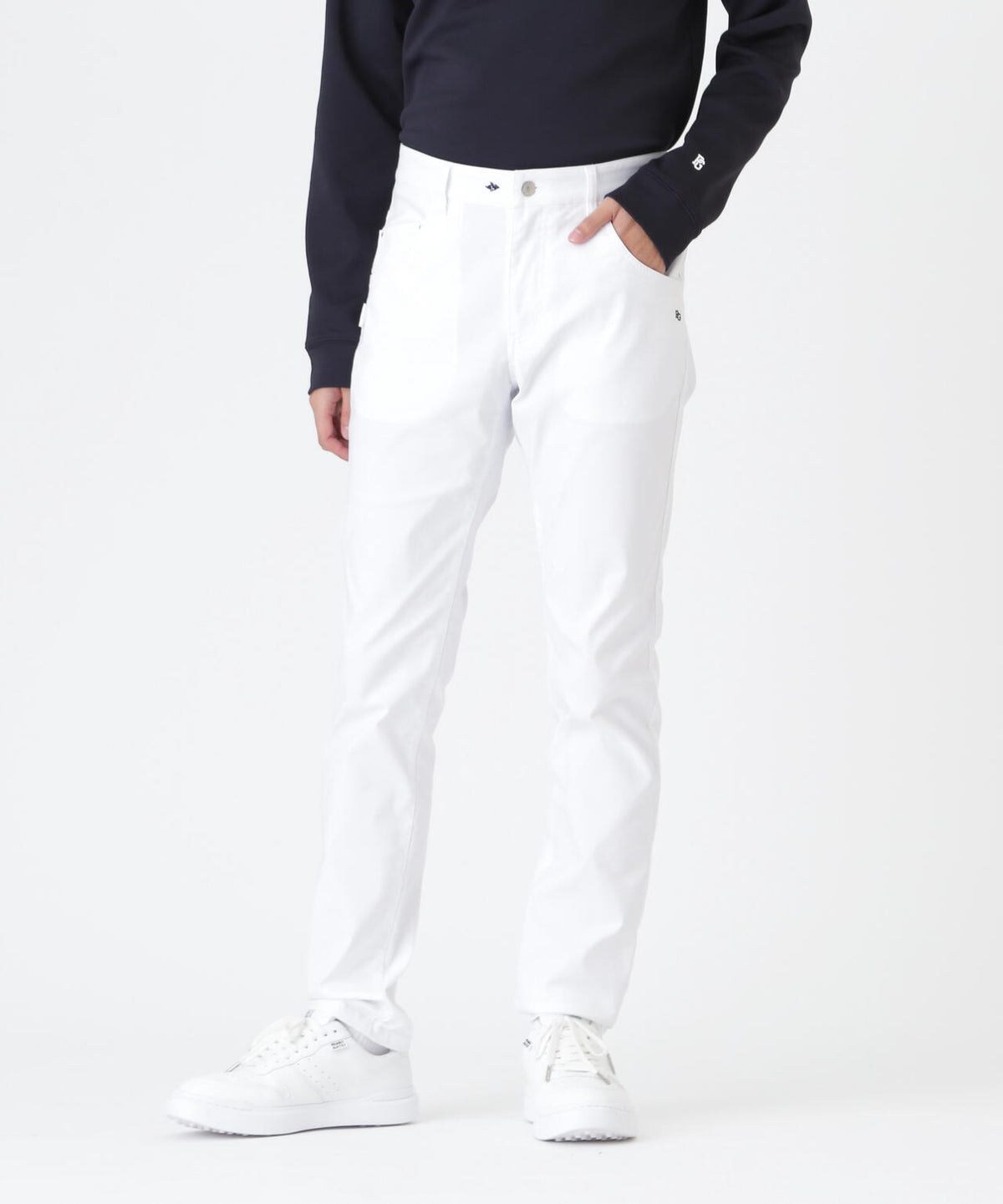 C/Peストレッチカルゼ5ポケットパンツ (MENS)