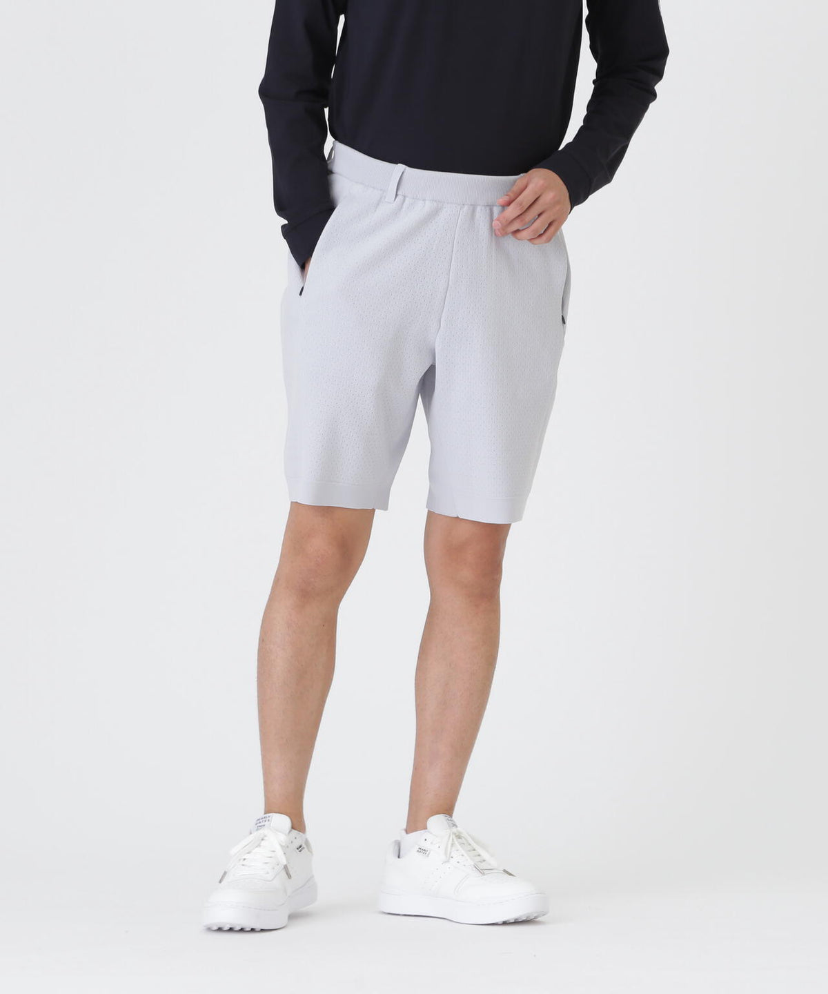 16GメッシュWJQニットショートパンツ (MENS)