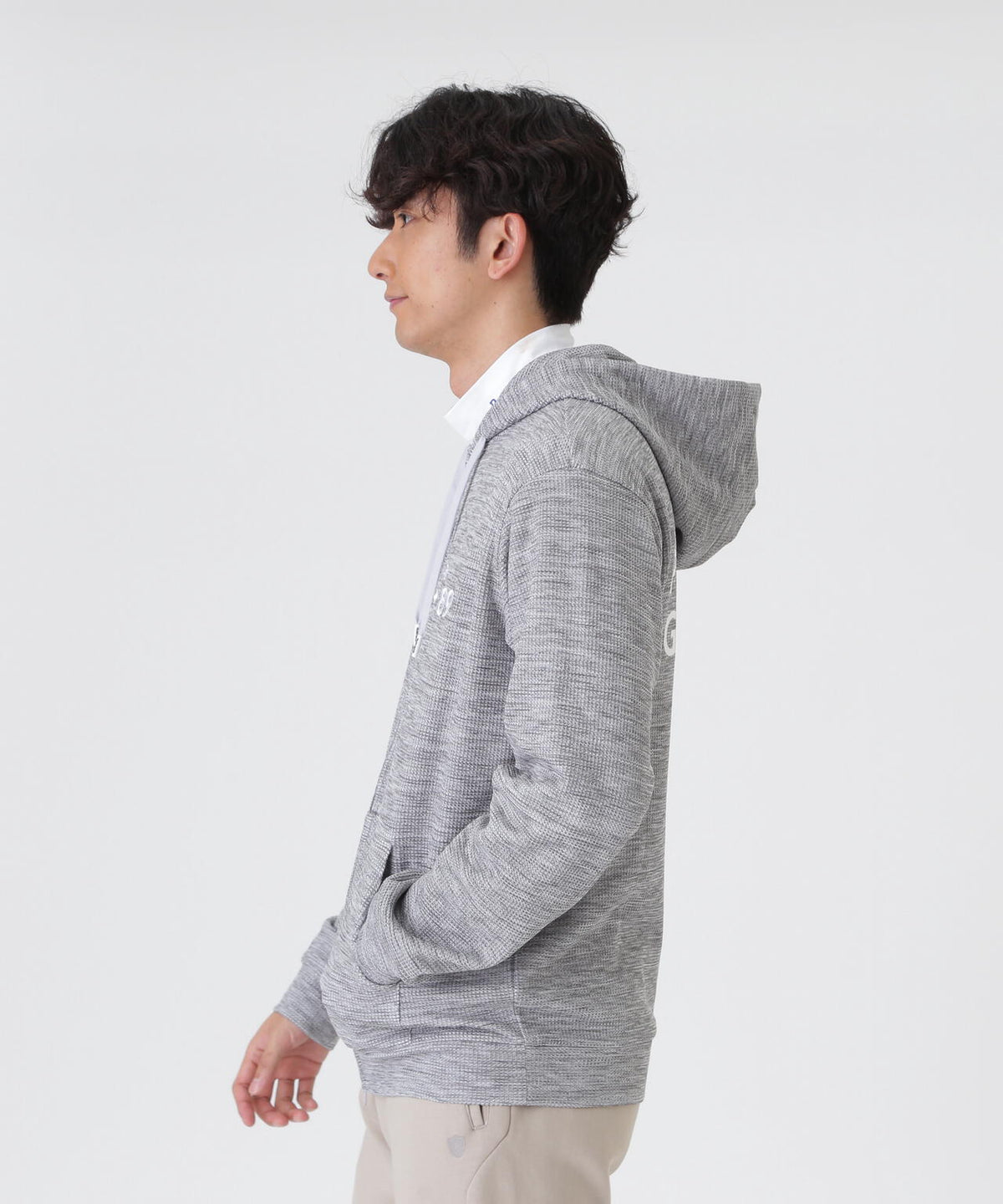 [PEARLYGATES×Colantotte] ワッフルダブルジャージーパーカー (MENS)