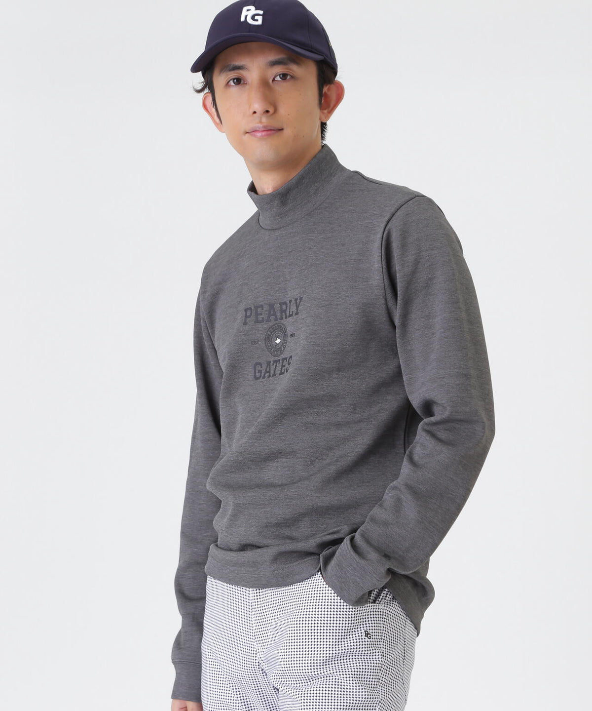 カノコダンボール長袖ハイネックカットソー (MENS)