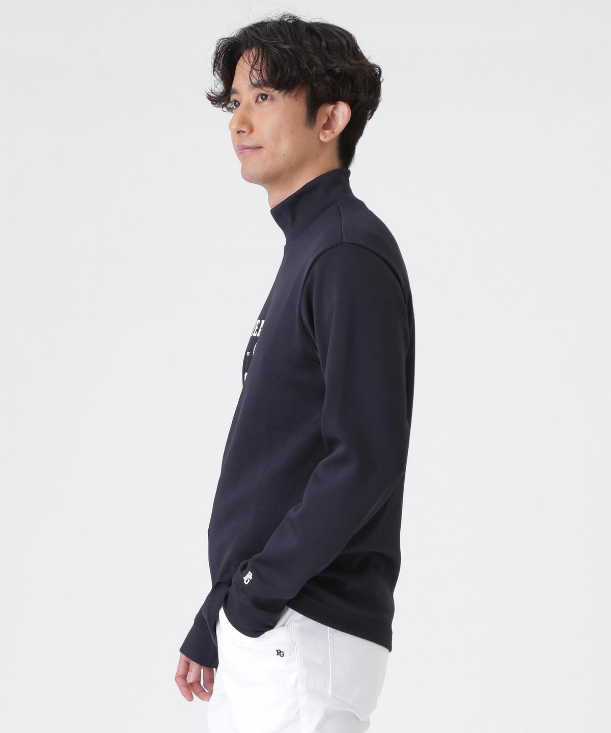 カノコダンボール長袖ハイネックカットソー (MENS)