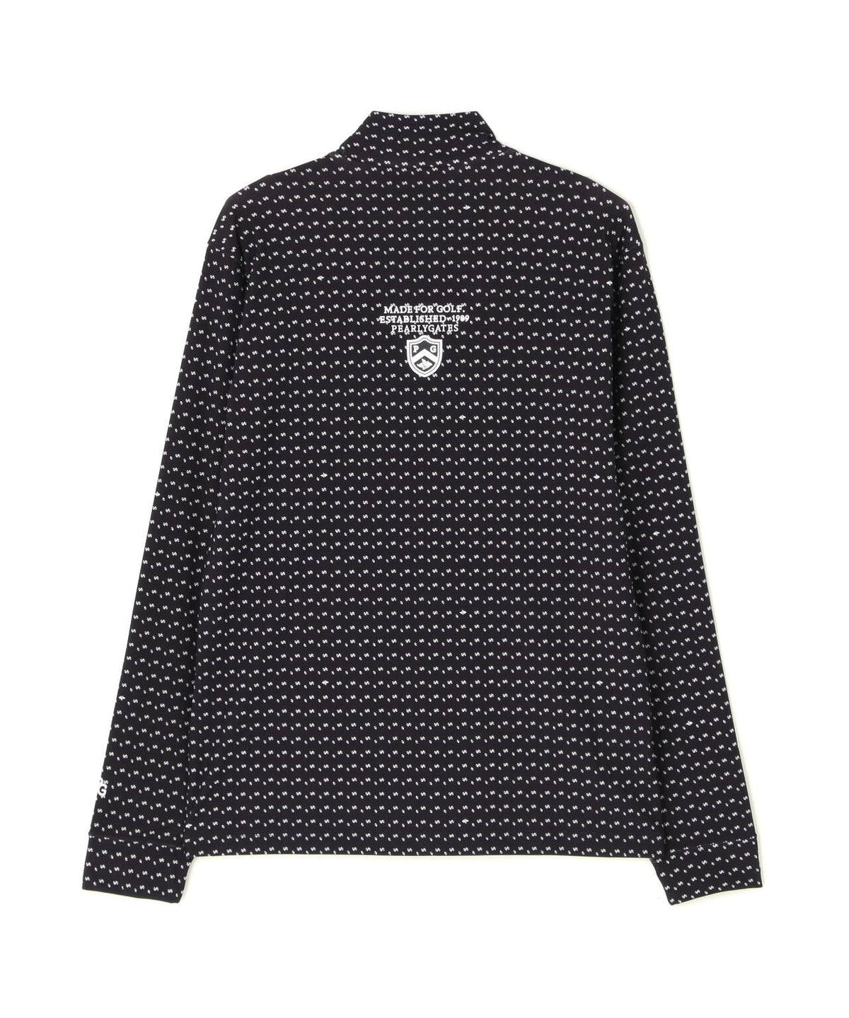 トゥルーボーテトリコットストレッチ長袖ハイネックカットソー ＜マイクロとびうさPG柄＞ (MENS)