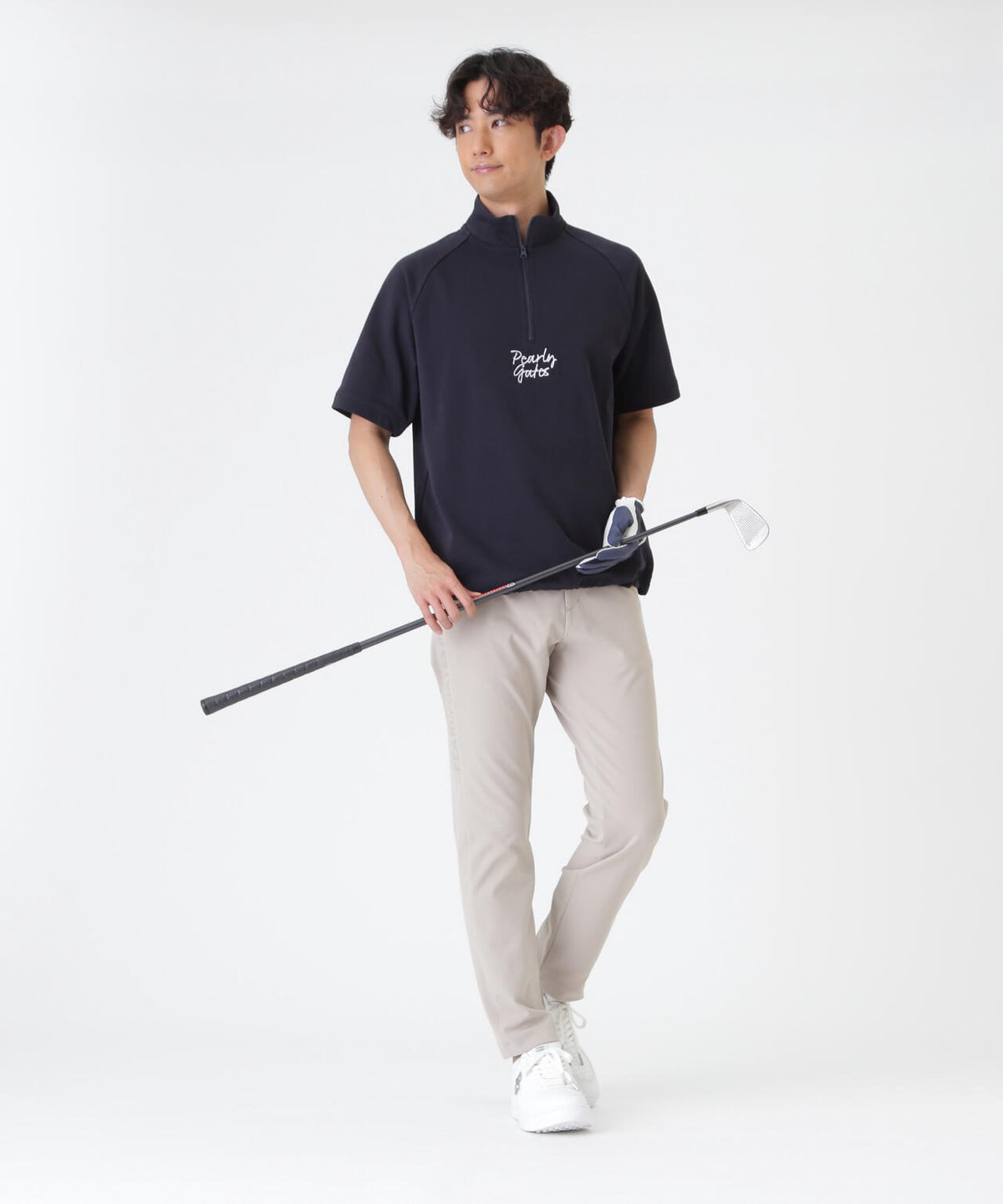 [PEARLYGATES×Colantotte] TC裏毛ハーフジップ (MENS)