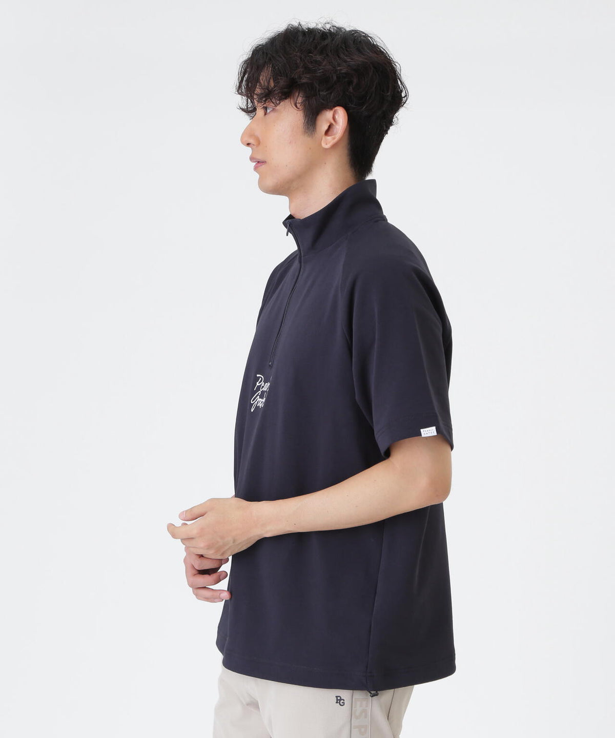 [PEARLYGATES×Colantotte] TC裏毛ハーフジップ (MENS)