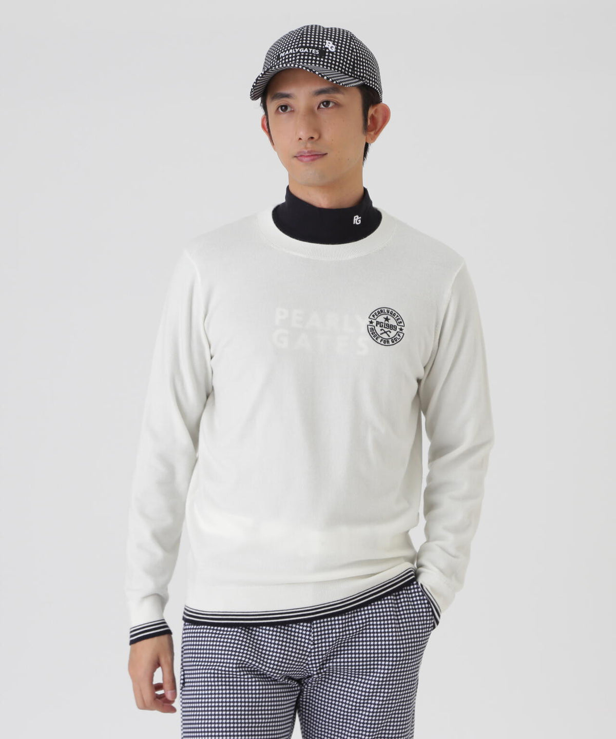 HGストレッチカシミヤクルーネックニットプルオーバー (MENS)