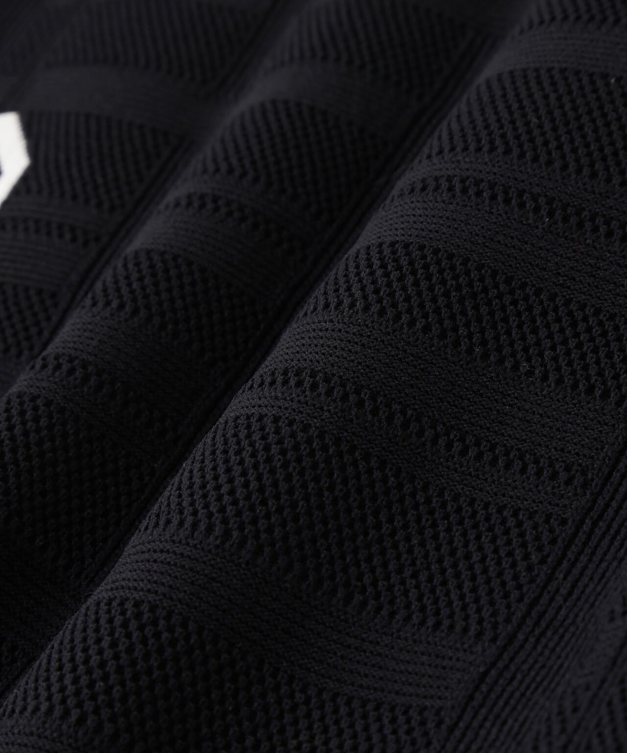 14G地柄ジャガードクルーネックニットプルオーバー (MENS)