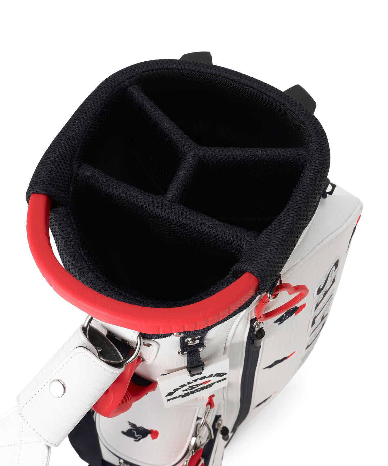 とびうさハート柄スタンド式キャディバッグ (46インチ対応) (UNISEX)
