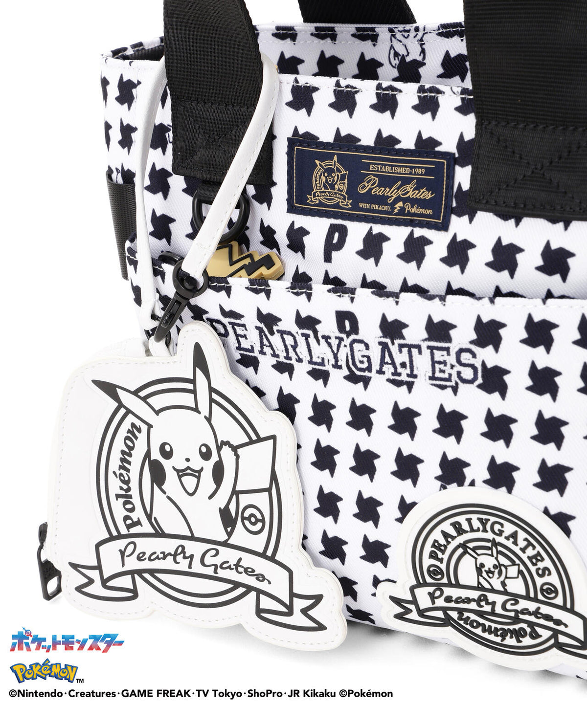 [PEARLYGATES×Pokémon] ポケモン 千鳥柄カートバッグ (UNISEX)