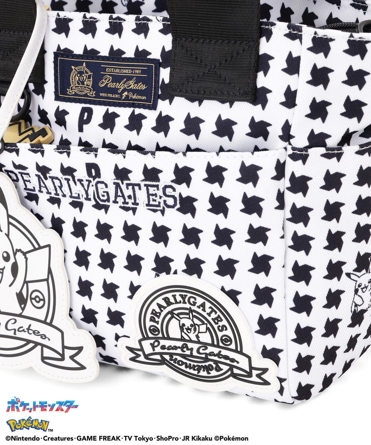 [PEARLYGATES×Pokémon] ポケモン 千鳥柄カートバッグ (UNISEX)
