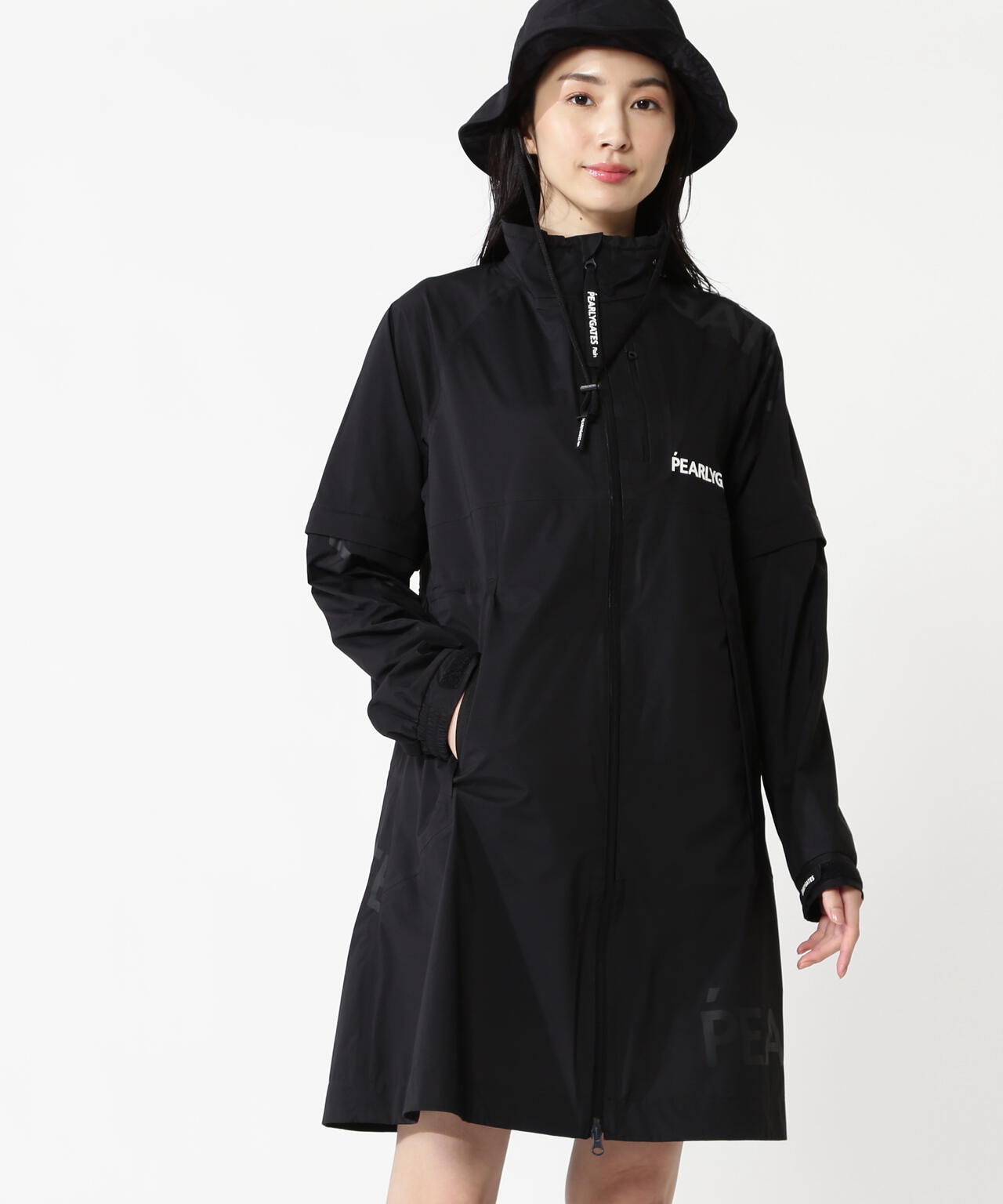 NYストレッチタフタ3L レインワンピース (LADIES)